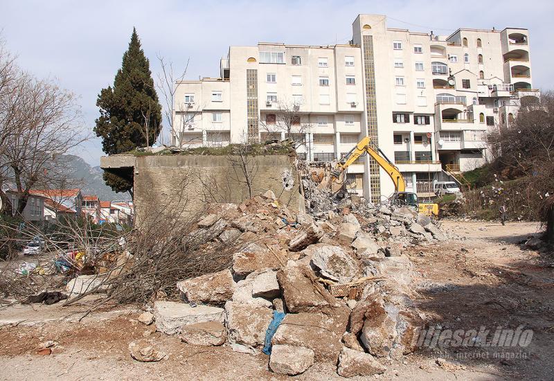 Rušenje ostataka nekadašnjeg hotela - Mostar: Prvo rušenje pa izgradnja novog objekta